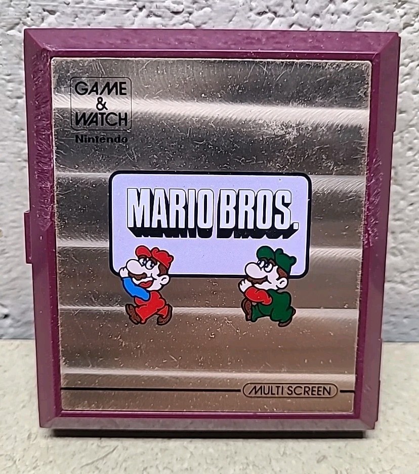 Nintendo Game & Watch MARIO BROS MW-56 Retro Handheld System Console Japan 1983