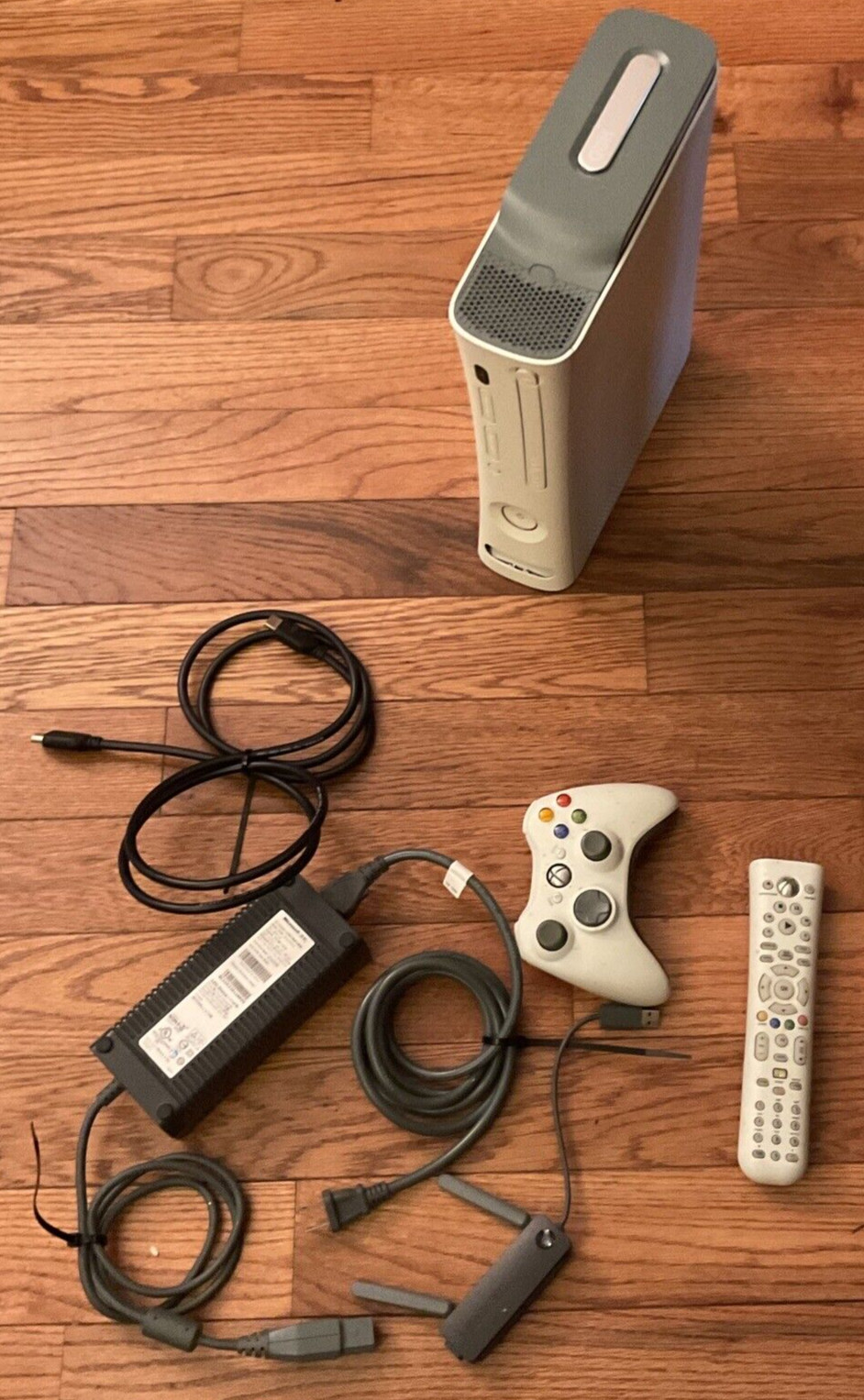 X Box 360 Console Bundle Power Remote USB Adapter Deck Jams When Removing CDs