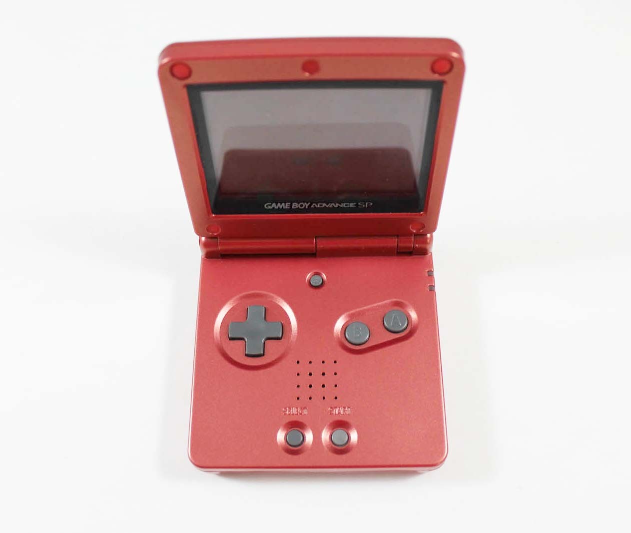 Nintendo Game Boy Advance SP Flame Red System in Great Condition