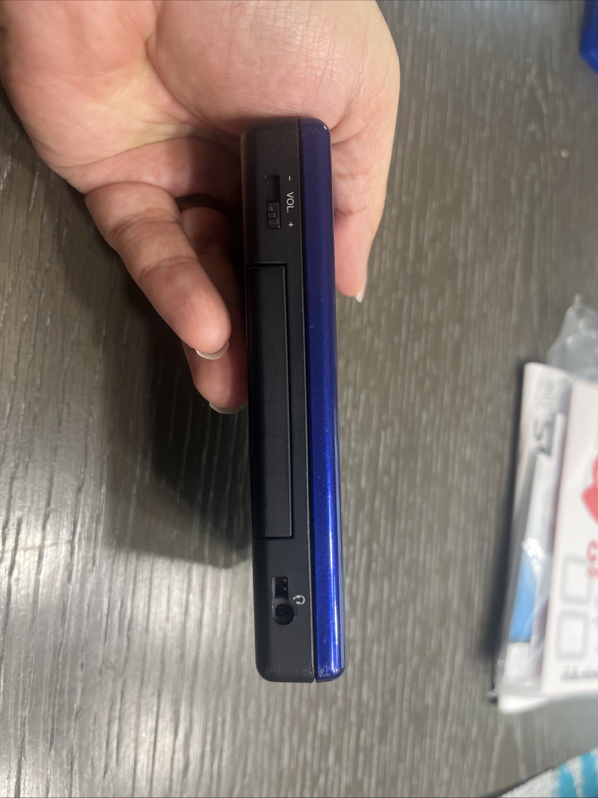 Nintendo DS Lite Handheld System – Cobalt/Black CIB NO charger PLEASE READ BELOW