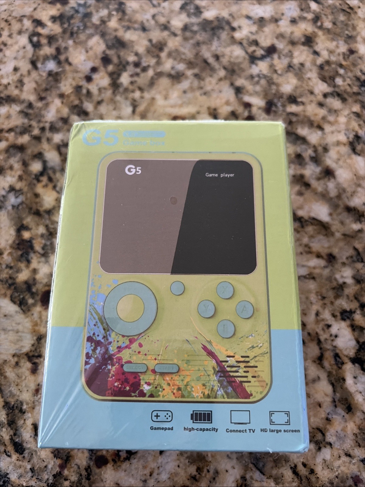 G5 Game Box 3.0 Retro Handheld Game Console with 500 Games and AV Out