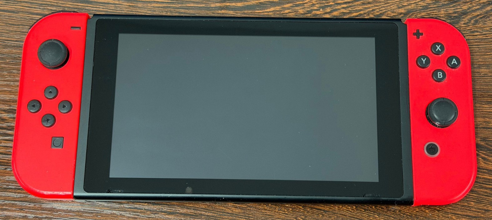 Nintendo Switch Handheld Console – Neon Red JoyCons – Excellent Condition