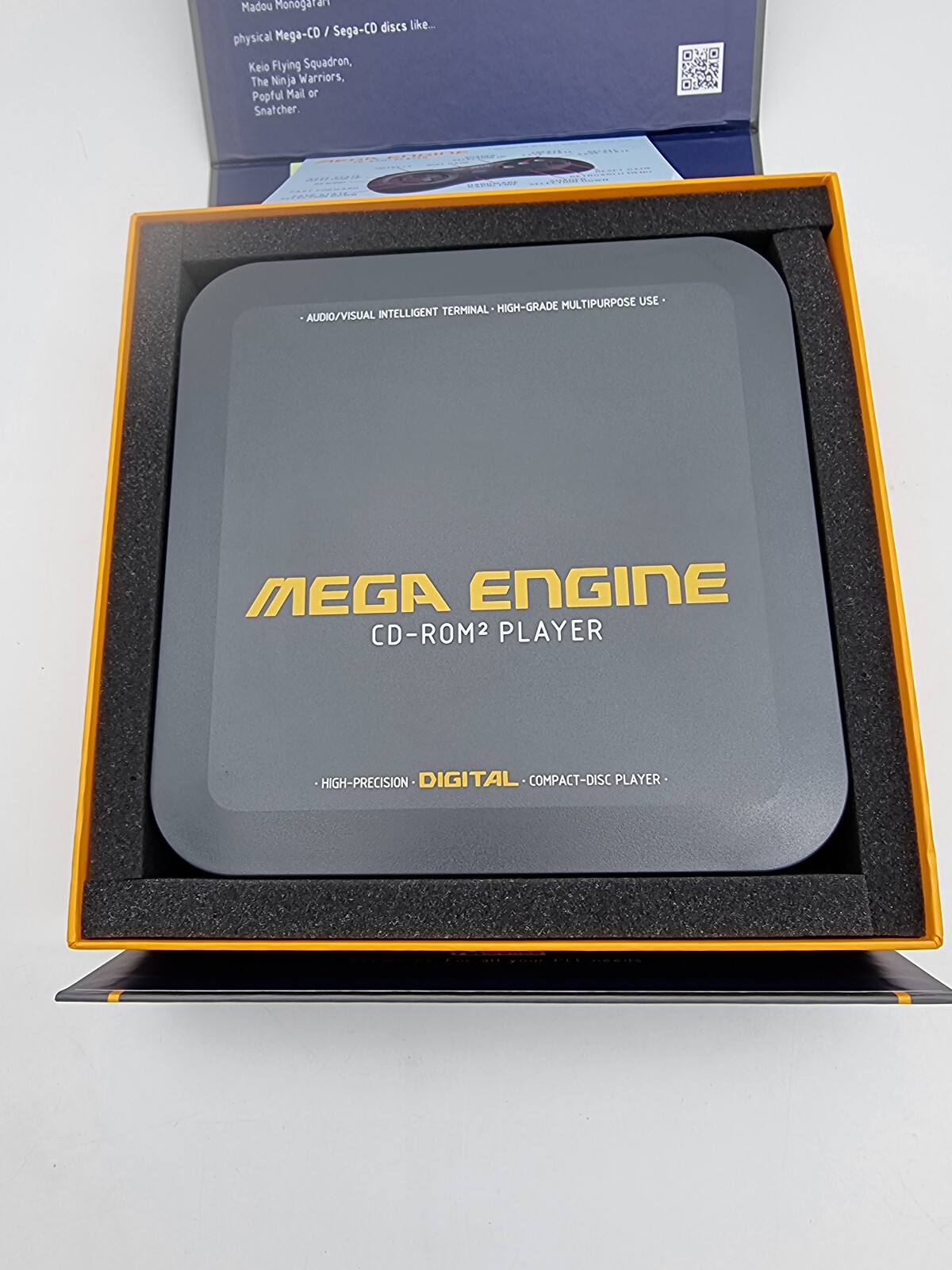 Console Mega Engine CD-ROM² Player Dark Grey Mega CD And PC Engine Brand New
