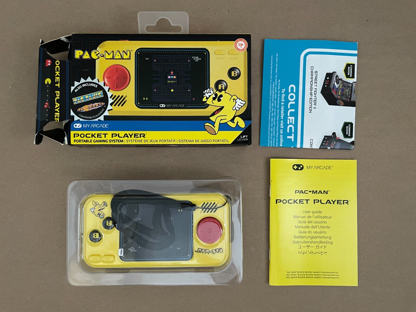 My Arcade PAC-MAN Pocket Player Portable Handheld 3 Video Games – Open Box