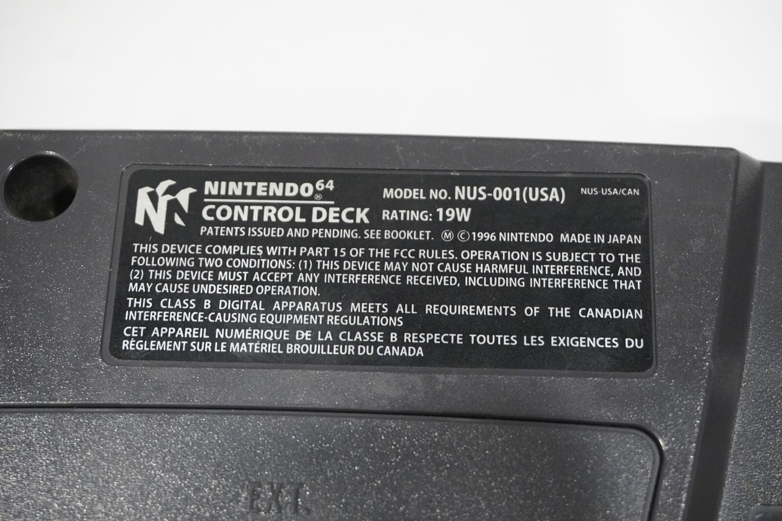 Nintendo 64 N64 Console w/ Controller & All Cables! Fully Tested and Works Great