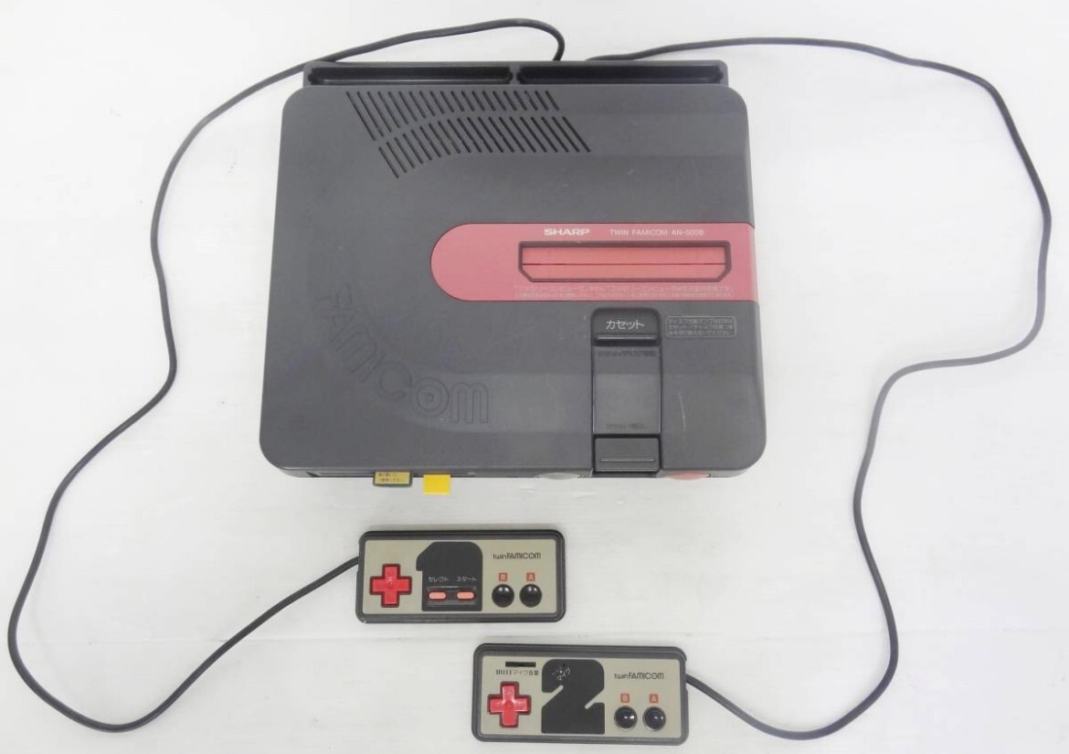 SHARP Twin Famicom AN-500B Console controller Only Tested Japan Free Shipping