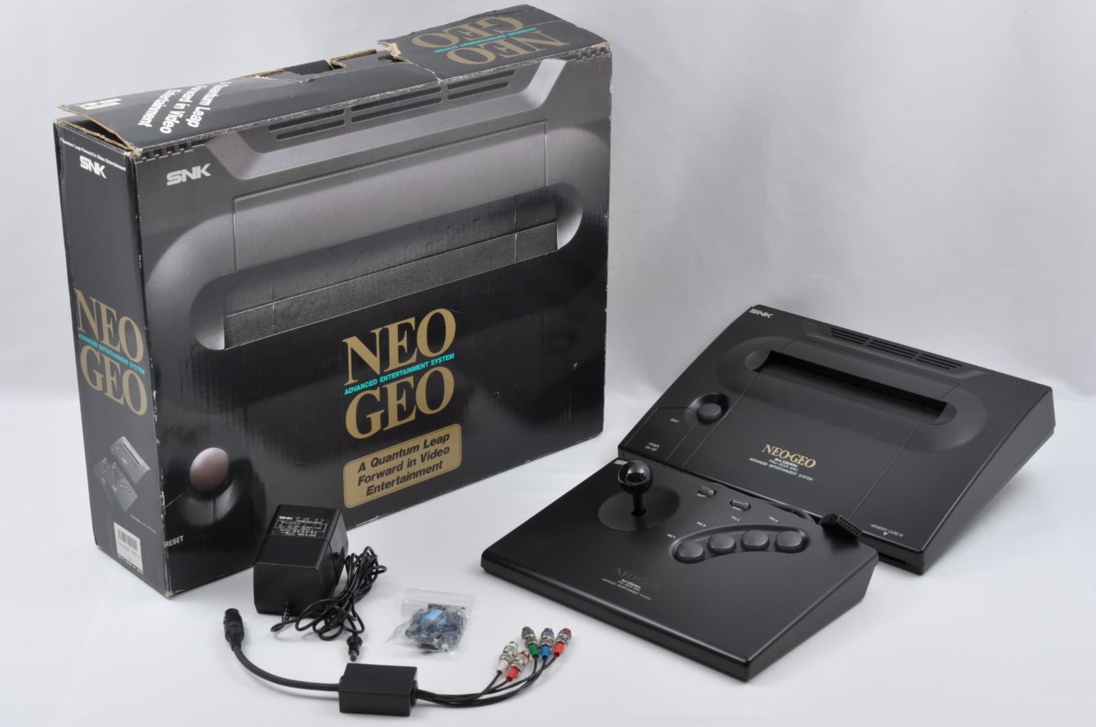 NEO GEO AES AES3-5 Console Boxed Full Recap, YPbPr Out
