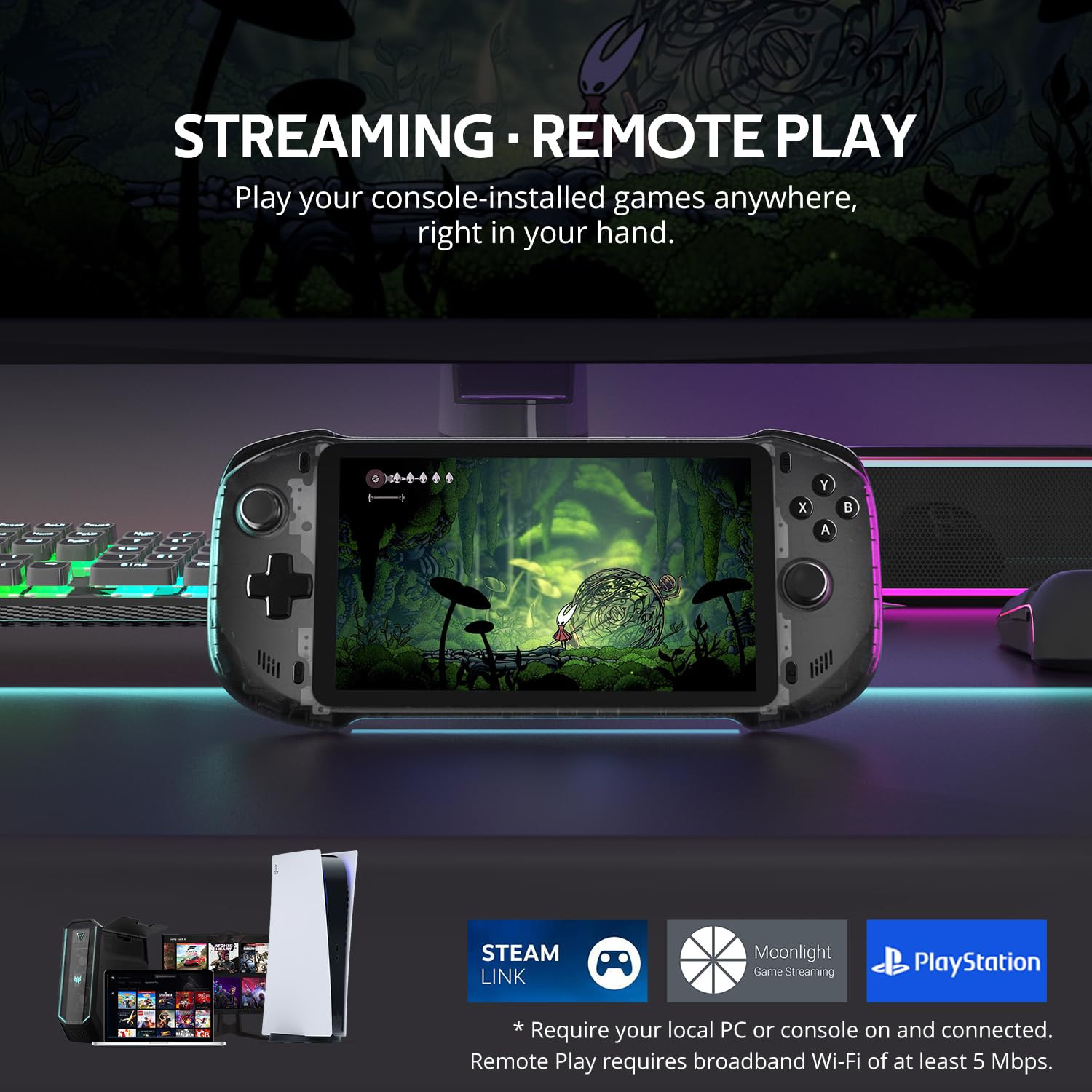Onepro Cloud Handheld Portable Remote Play Gaming Console, for Xbox Cloud Gaming