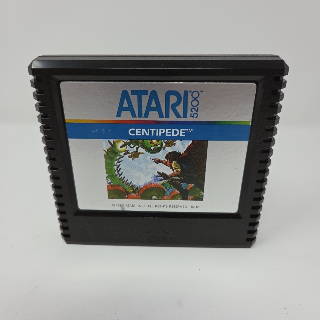 Atari 5200 Console 4 Port Model 3 Controllers Power Supply 3 Games Lot As-Is