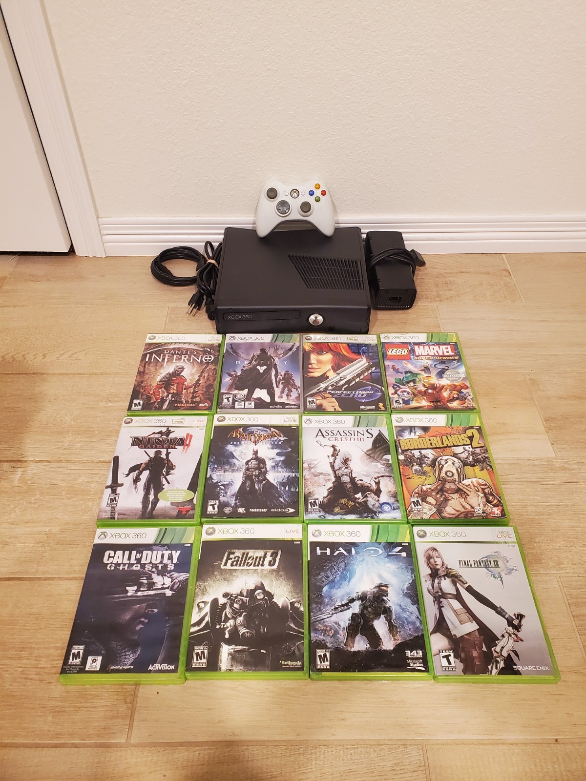 Microsoft Xbox 360 System Console Games Fallout Call of Duty Halo Final Fantasy