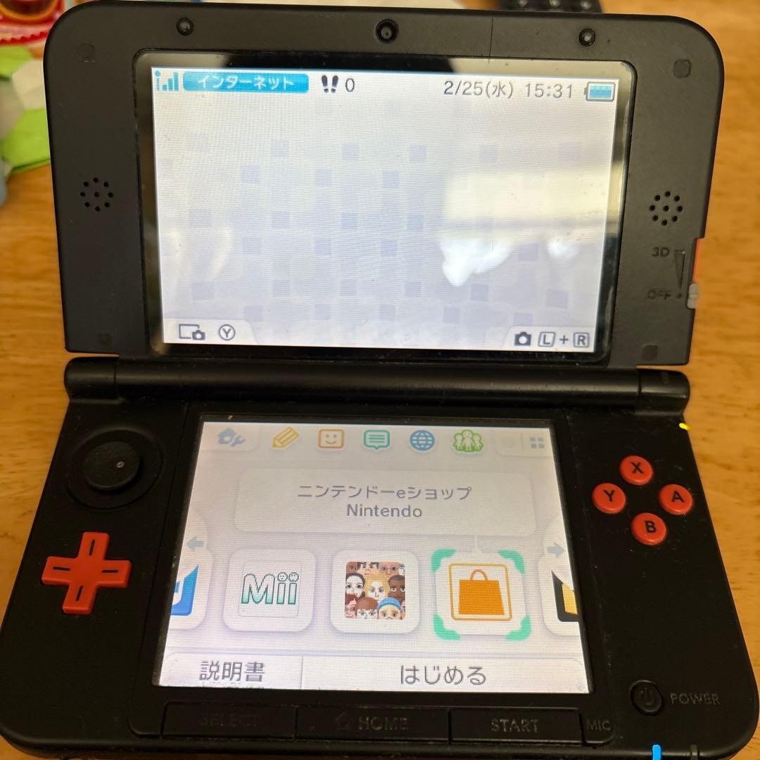 3DS/2DS/DS Nintendo 3Ds Ll Orange/Black Japan