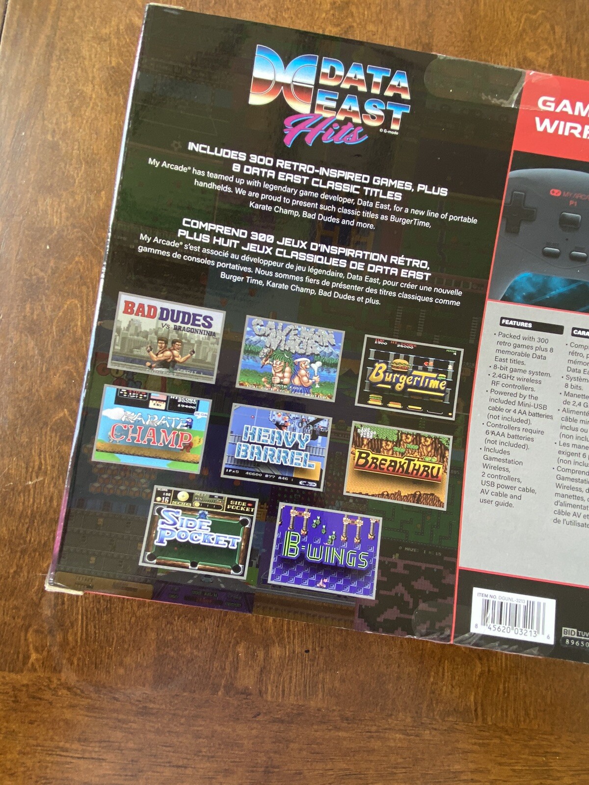 MY ARCADE GameStation Wireless Plug & Play Console 300+ Games w/ Data East Hits