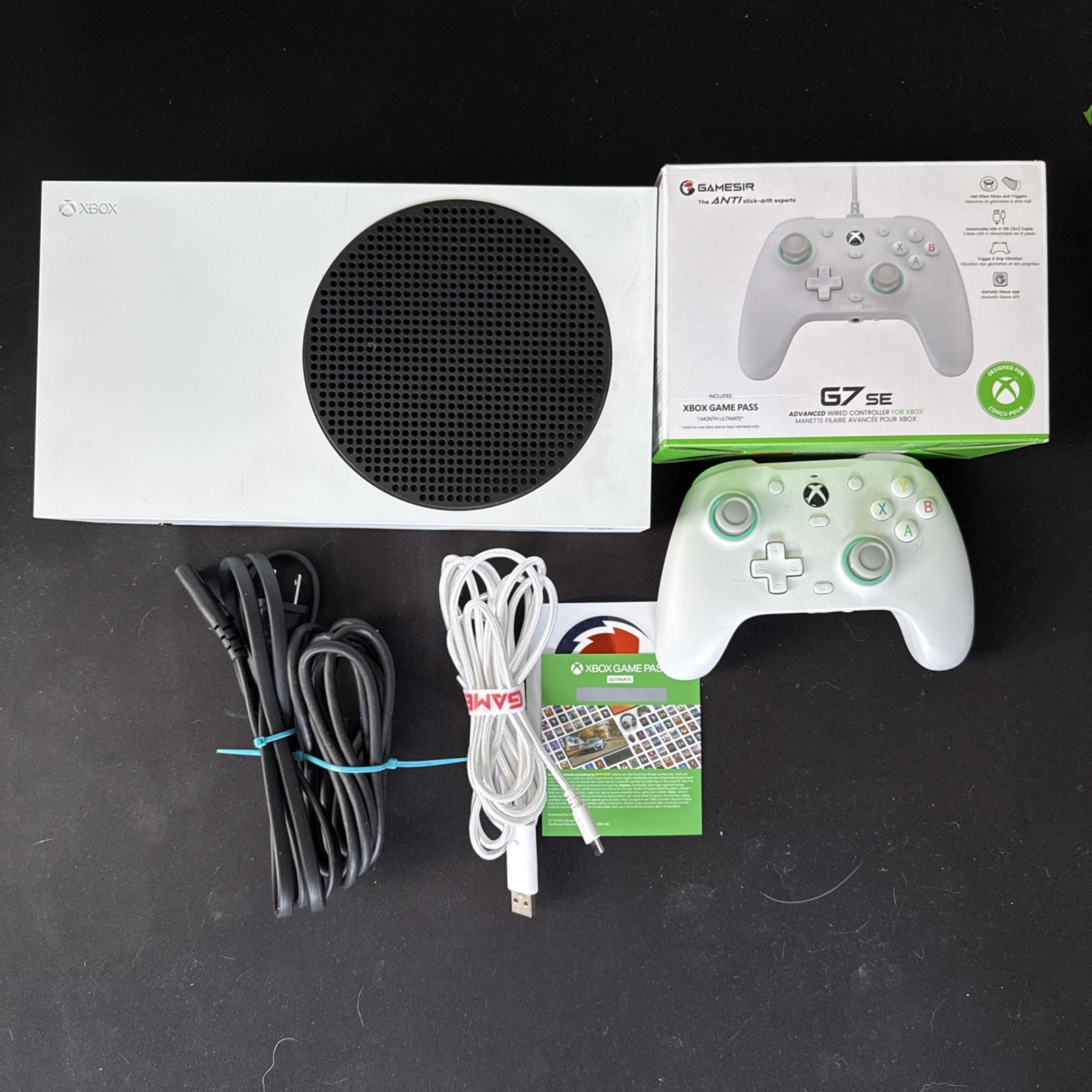 Microsoft Xbox Series S 512GB White Console With Gamesir G7 SE