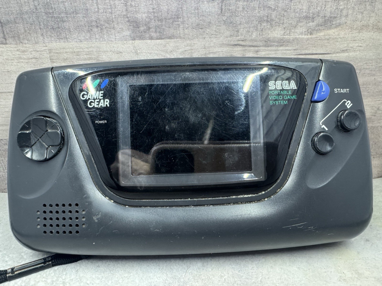 SEGA Game Gear Handheld Black Console System Parts Only Non Working