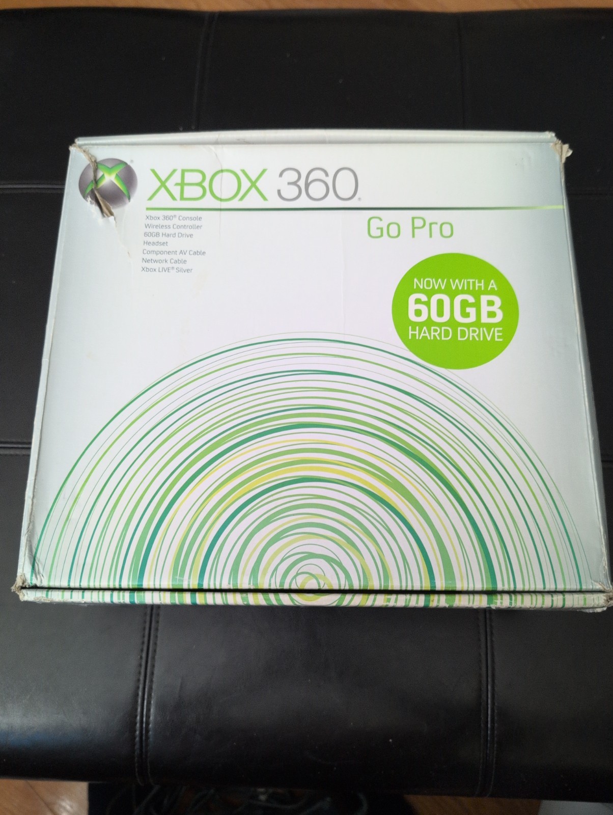 Xbox 360 Pro 60GB Bundle W/ 2 Wireless Controllers Original Box – Clean/Working