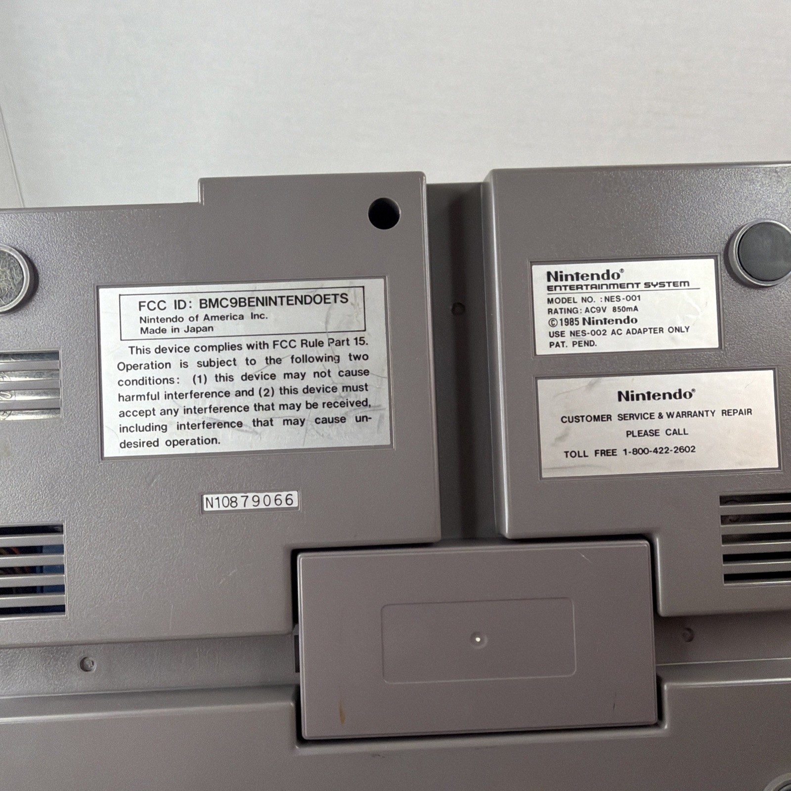 Nintendo NES Console Bundle NES-001 OEM Power RF Switch NES MAX Untested