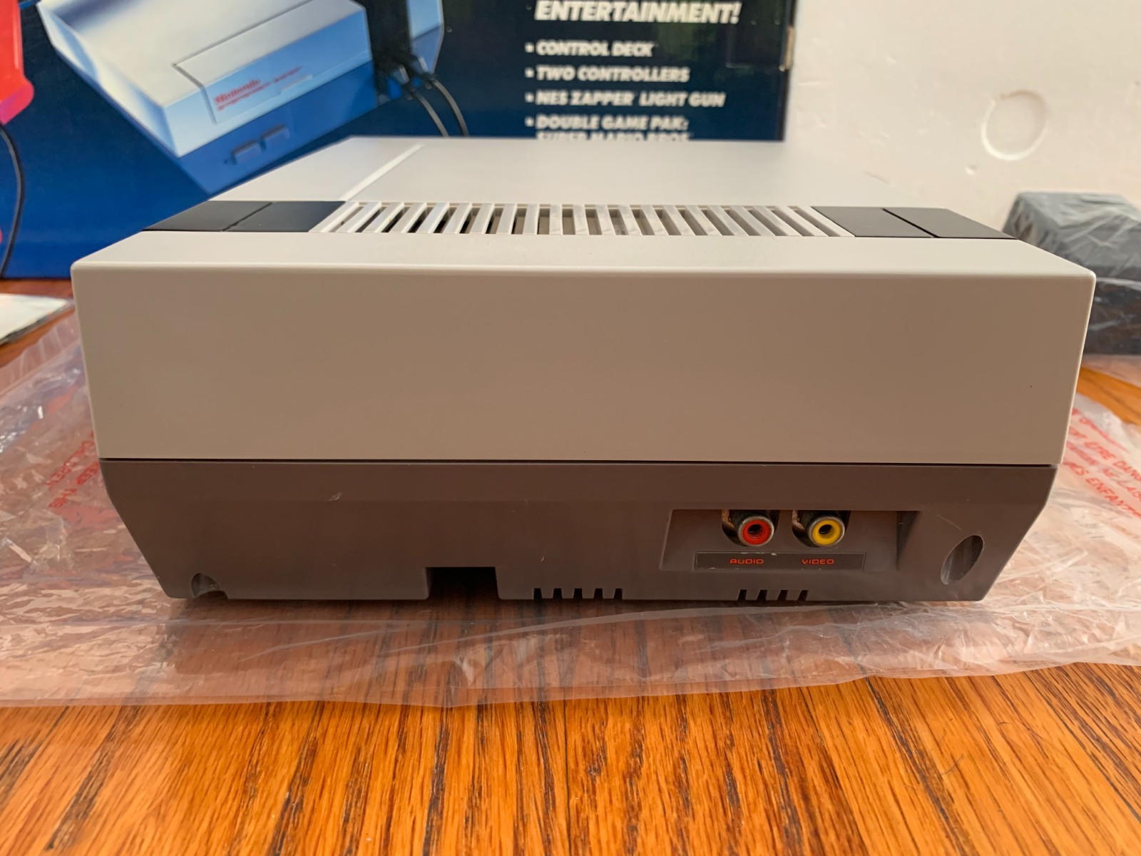 Nintendo NES Action Set console system 100% complete in box with protector
