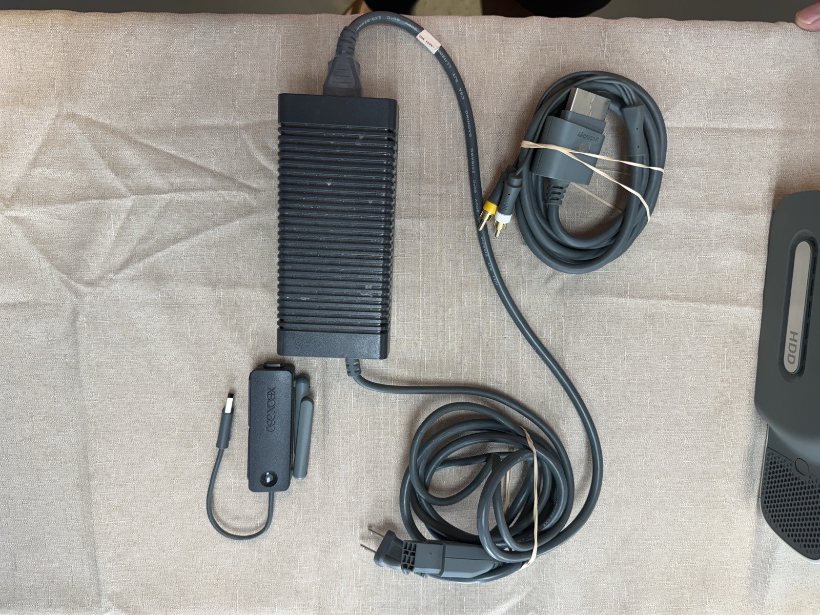 Microsoft Xbox 360 20GB Console 1 Controller, White, Wifi Adapter, AV cable, PS