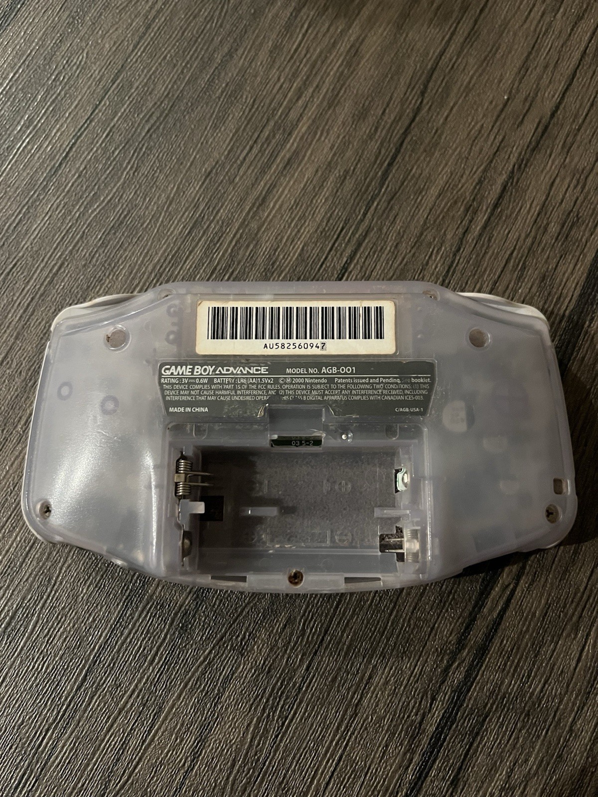 Gameboy Advance AGB-001 Atomic Purple – UNTESTED