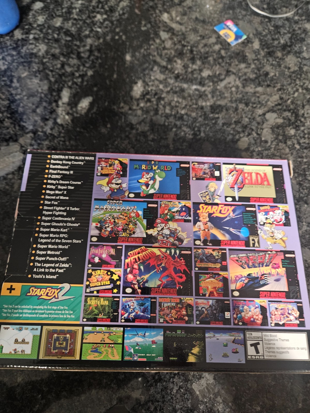 Super Nintendo SNES Classic Edition Mini Console Built-in 20 Games