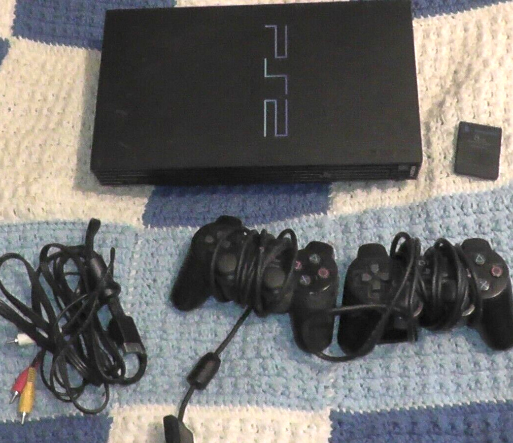 #6 Tested Works PS2 System Plays Games No Prob PlayStation 2 Console Accessories