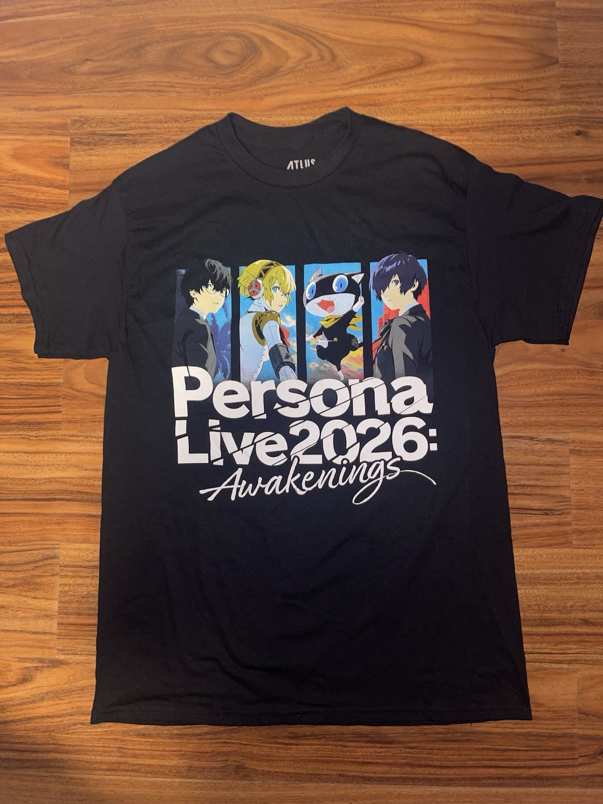 NEW Persona Live 2026 Awakenings T-Shirt Size Medium M Morgana Atlus Concert LA