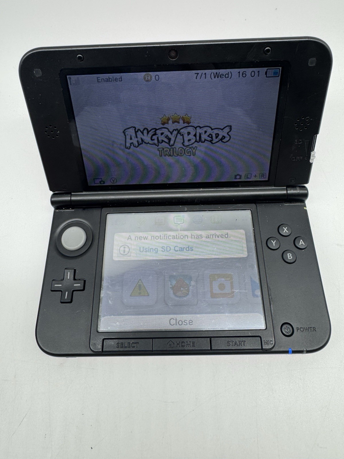 Nintendo 3DS XL Red/Black Handheld System SPR-001 Wi-Fi NTSC-U/C (US/CA) Tested