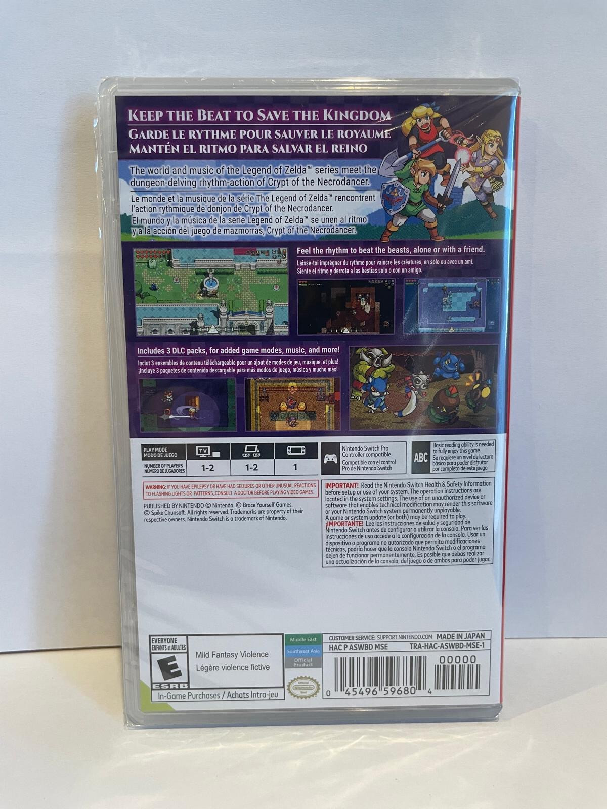 Cadence of Hyrule: Crypt of the NecroDancer Featuring The Legend of Zelda Switch