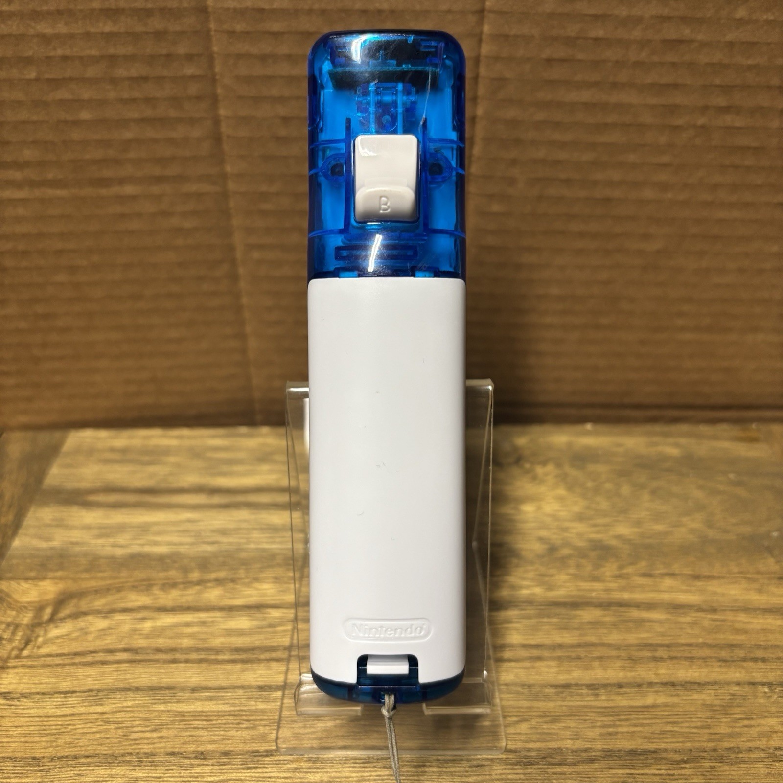 Custom Transparent (Clear) Blue Nintendo Wii – GameCube Compatible