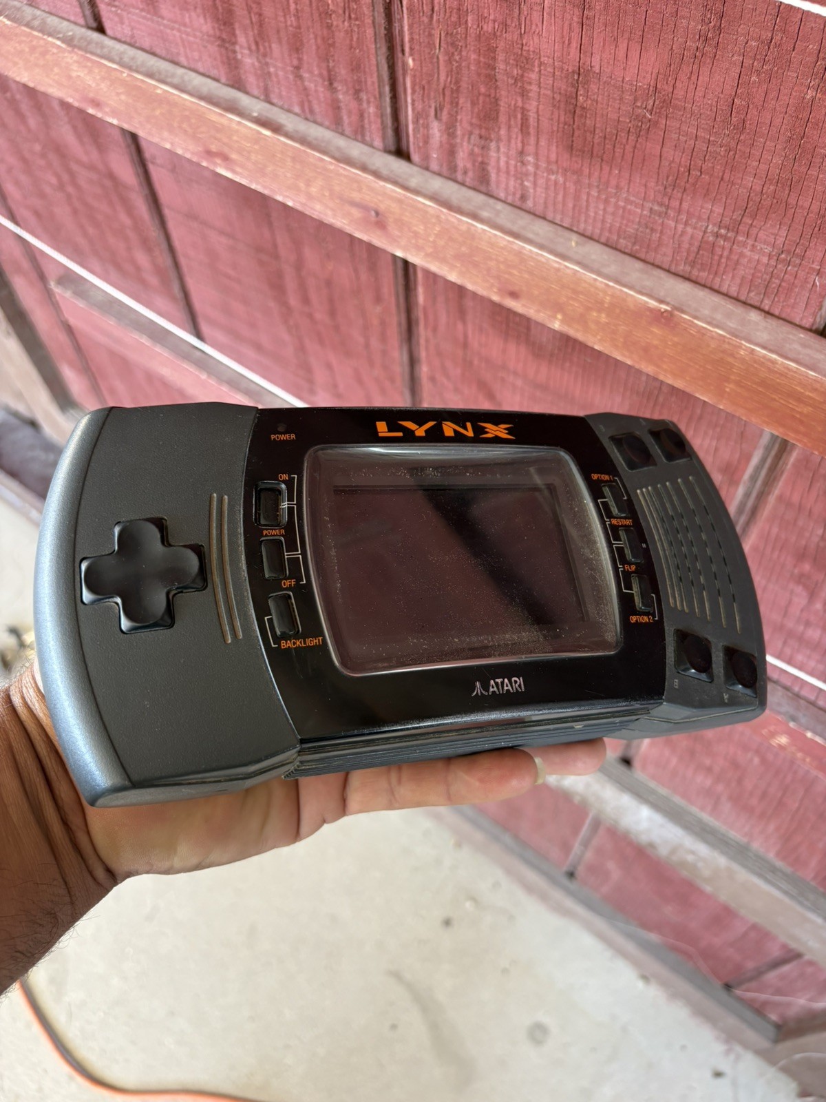 Broken Atari Lynx 2 Gaming Console System for parts only