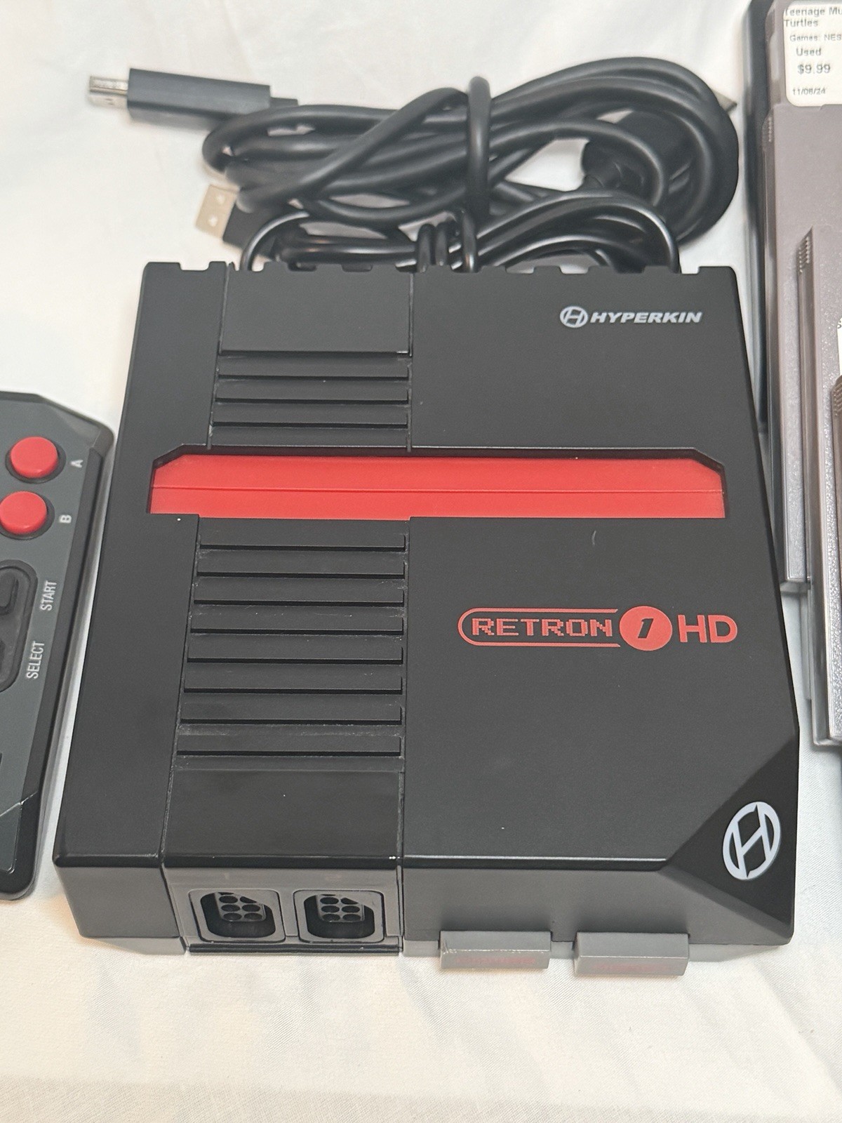 Hyperkin RetroN 1 HD Gaming Console With Nintendo Games Mario 2 Mario 3 Tmnt