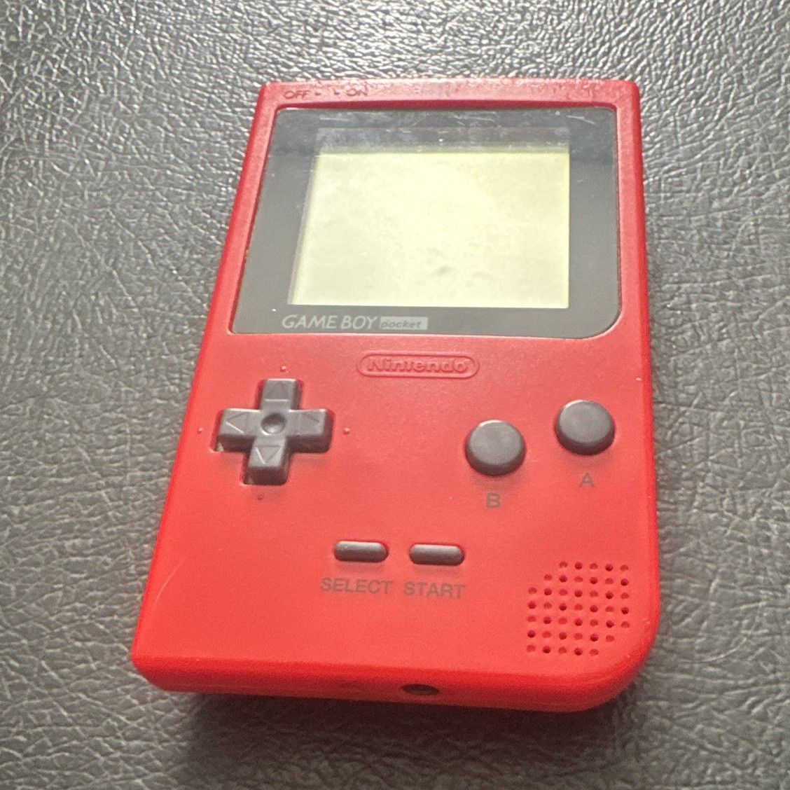 Nintendo Game Boy Pocket Red Handheld System MGB-001 NTSC-U/C 1996