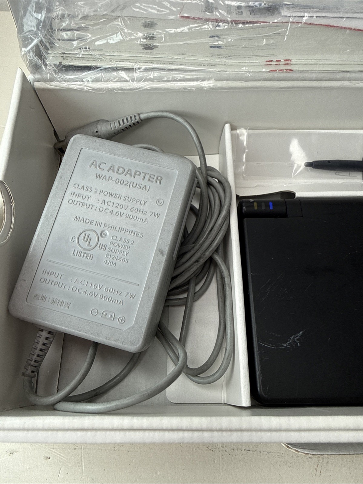 Nintendo DSi Black Handheld Console System CIB Tested Works, Original Box