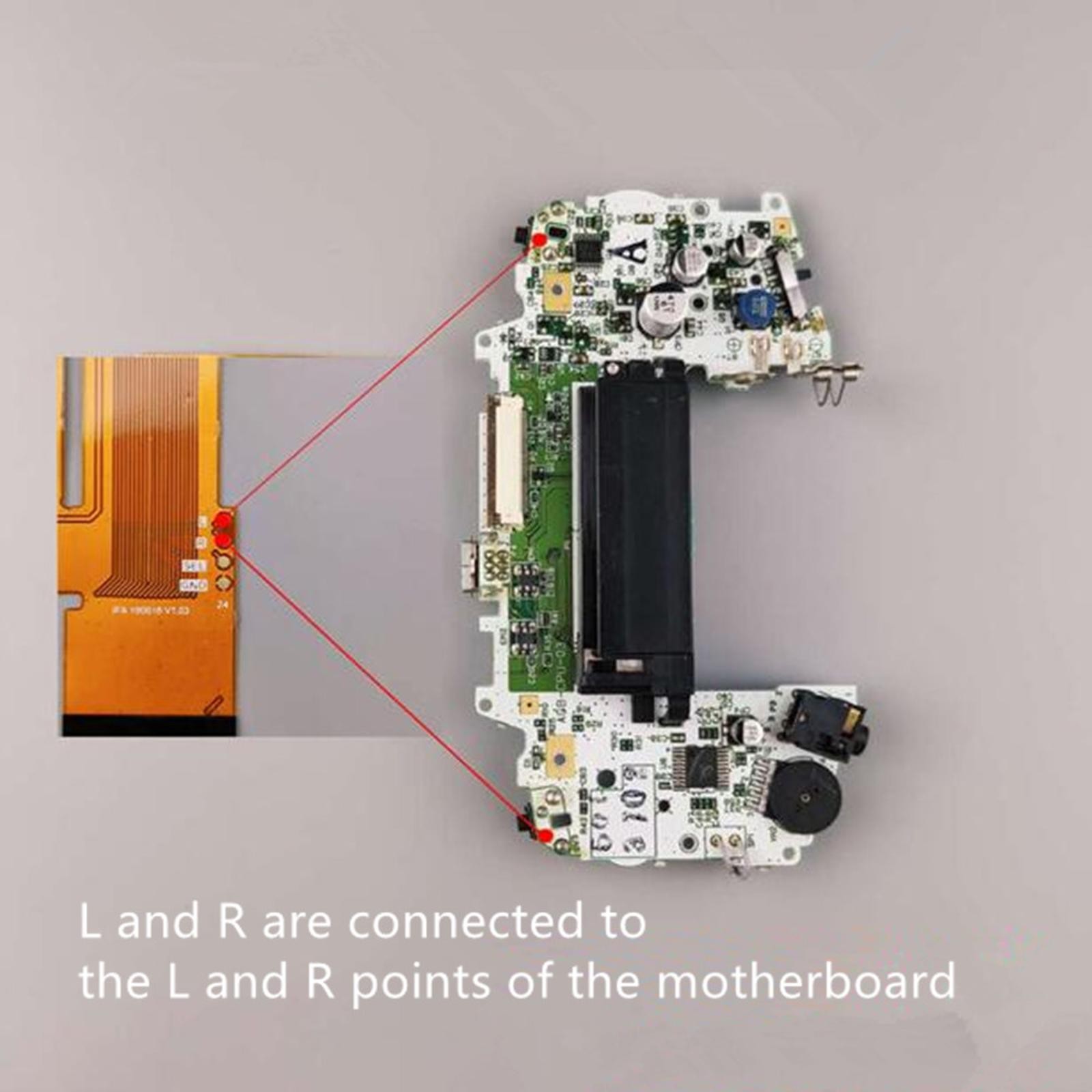 1 Set Screen MOD LCD Backlight Kit For Nintendo GBA IPS Game Boy Advance