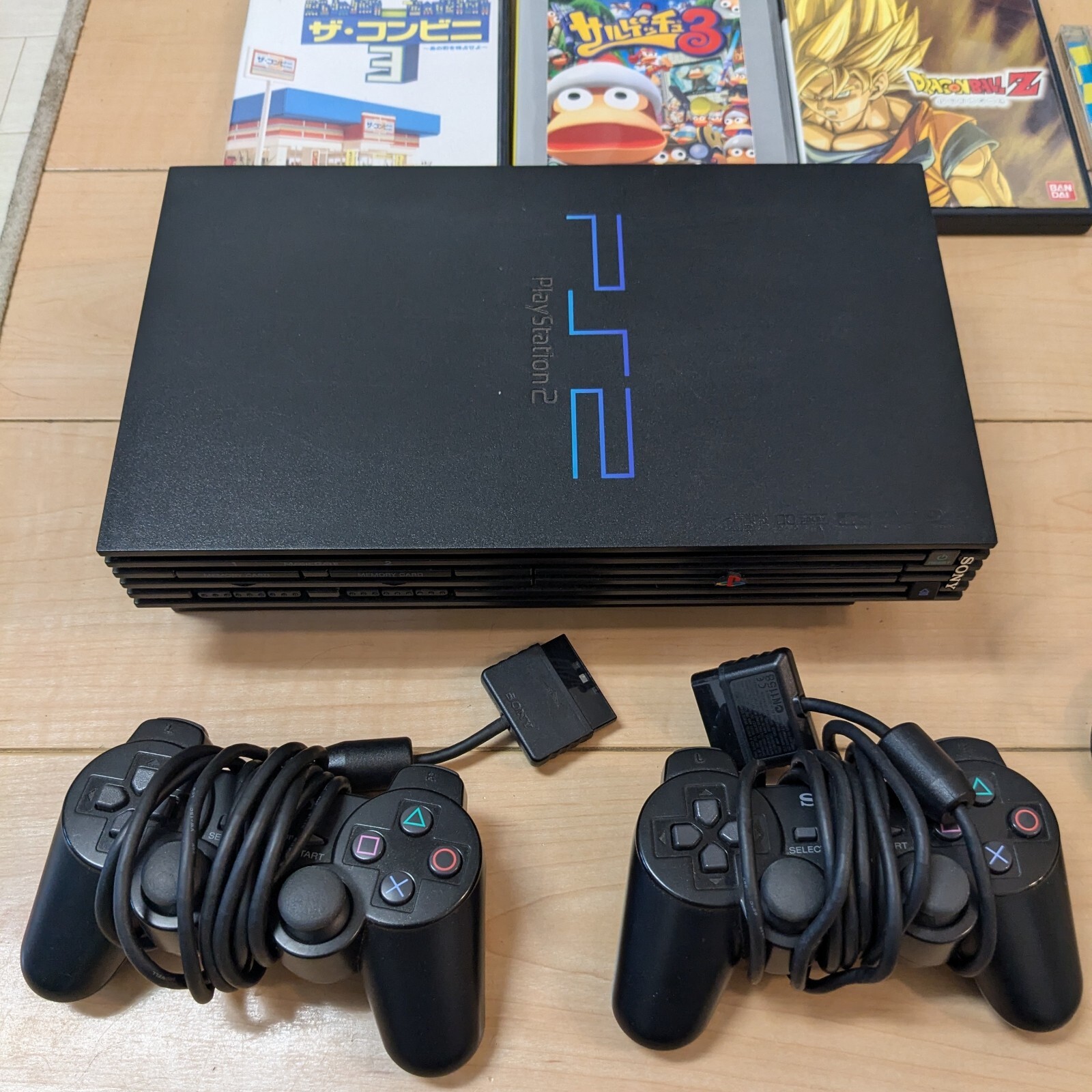 Sony PlayStation 2 PS2 SCPH-30000 Black Console Japan Import Tested With games