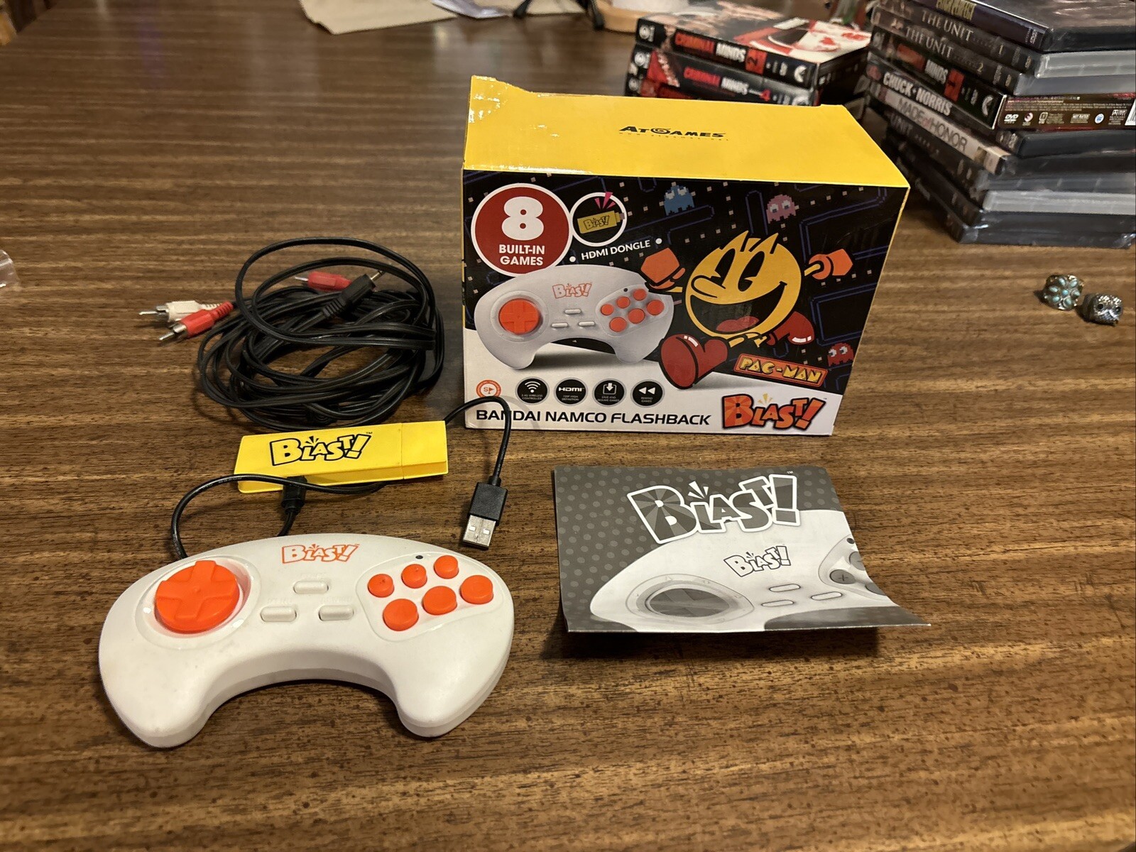 Bandai Namco Pac-Man Flashback Blast! HDMI Dongle 8 games
