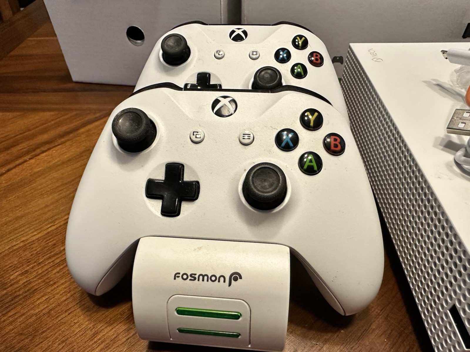 Microsoft Xbox One S 1TB White Console Bundle Includes 2 Controllers & 17 Games