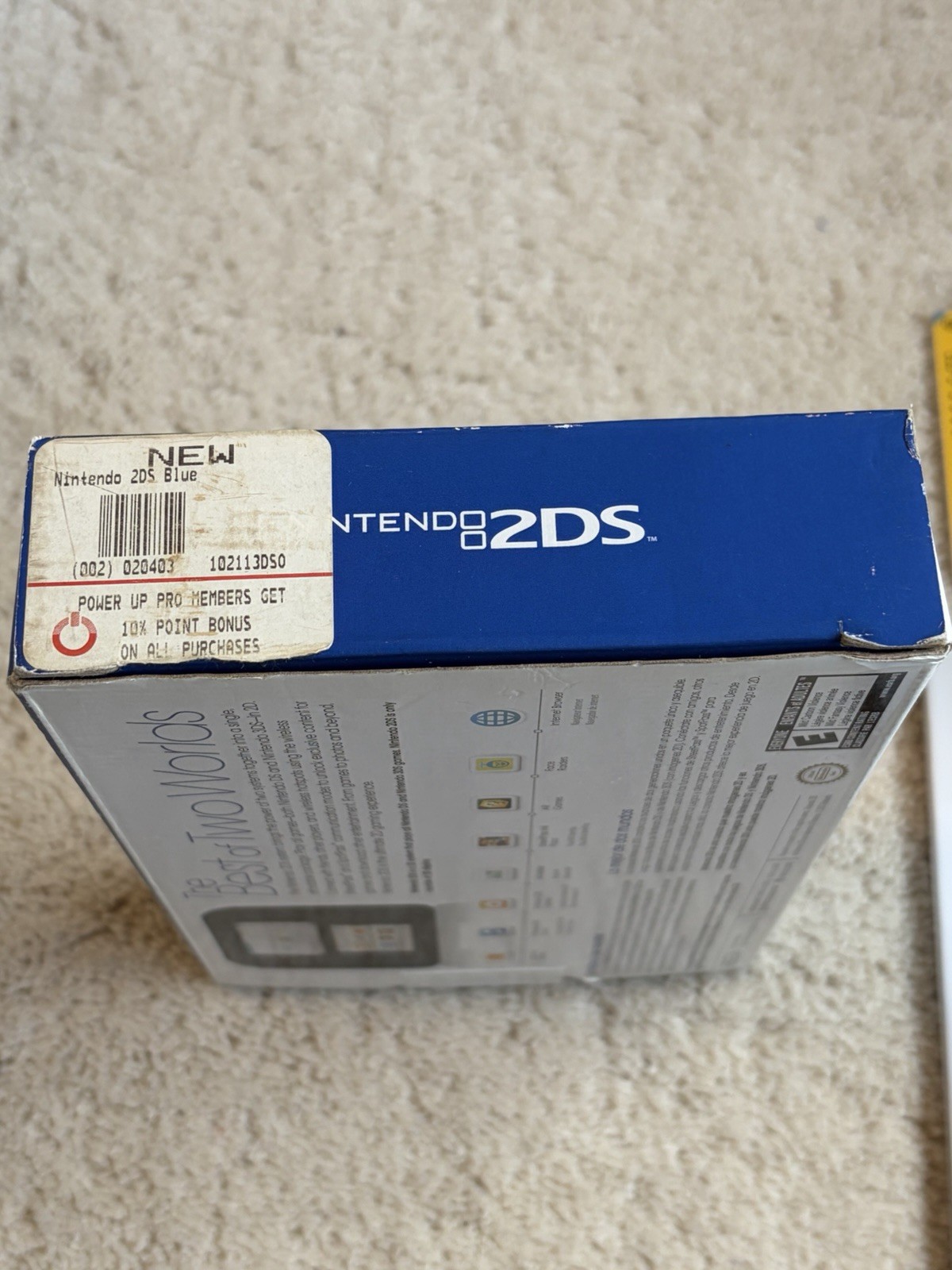 Nintendo 2DS Launch Edition Blue and Black Handheld System – Black/Blue