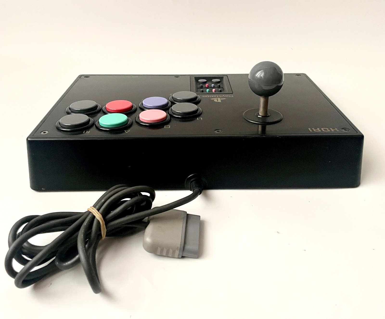 HORI Fighting Stick PS Arcade Controller Bundle with Tekken 2 4 5 PS1 PS2 Japan