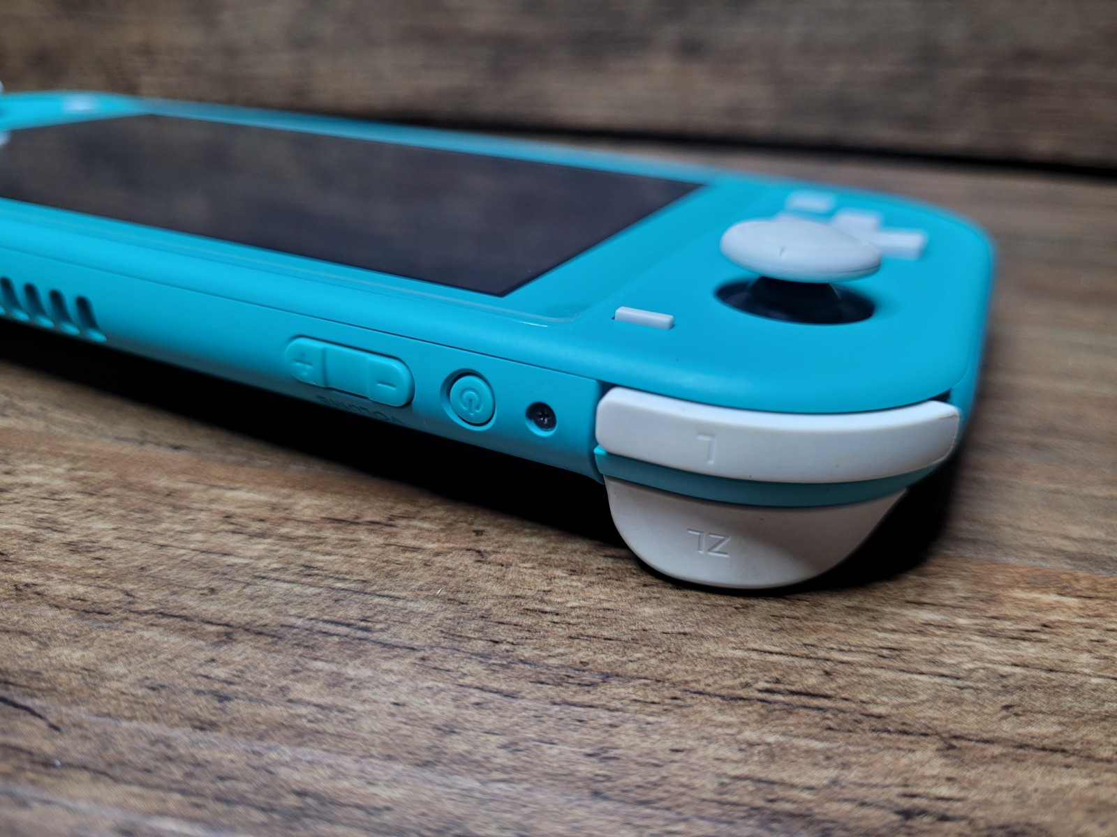 Nintendo Switch Lite Teal Turquoise Blue, OEM Charger, Case, Tested Works