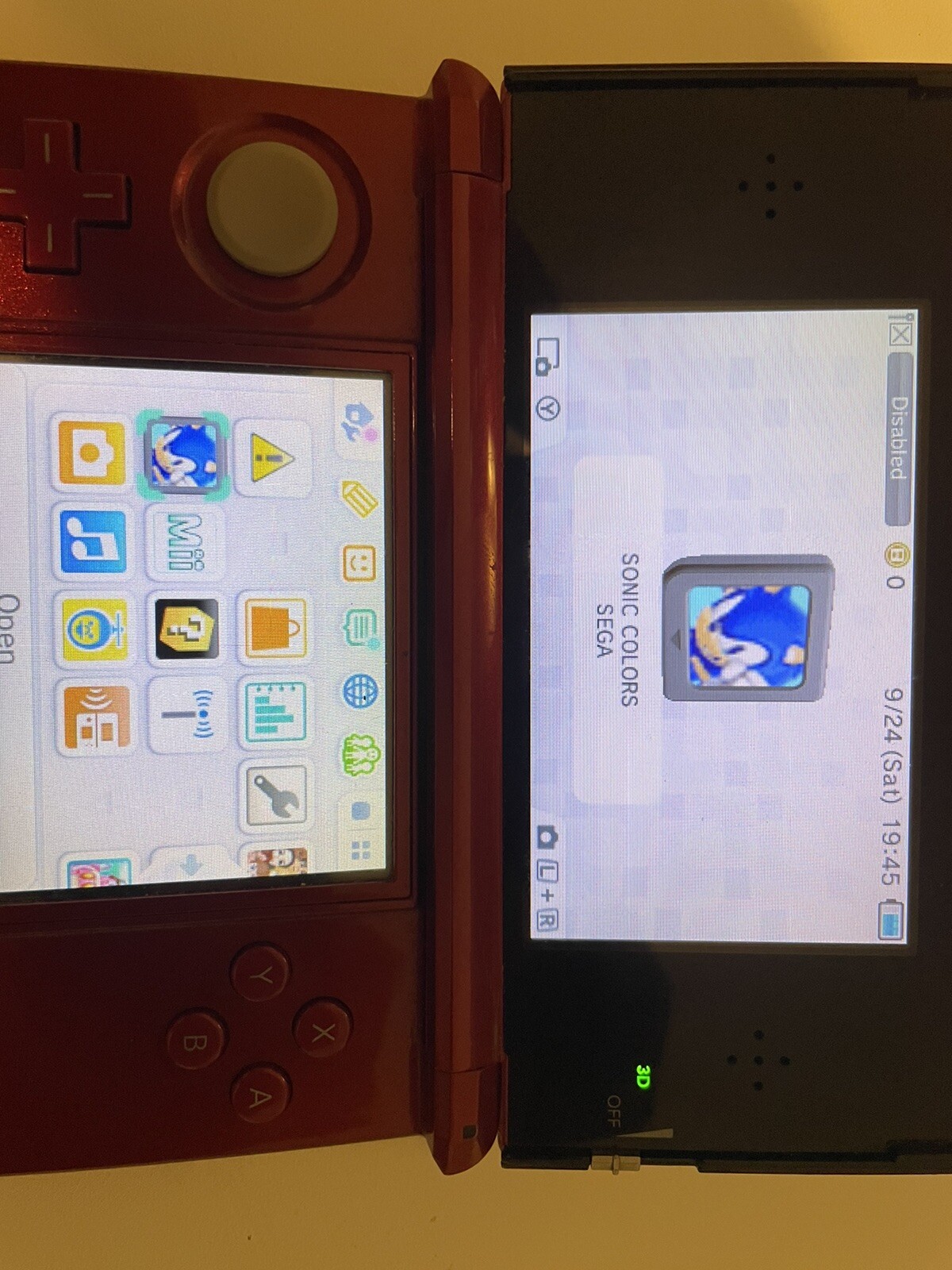 Nintendo 3DS Handheld System – Flame Red