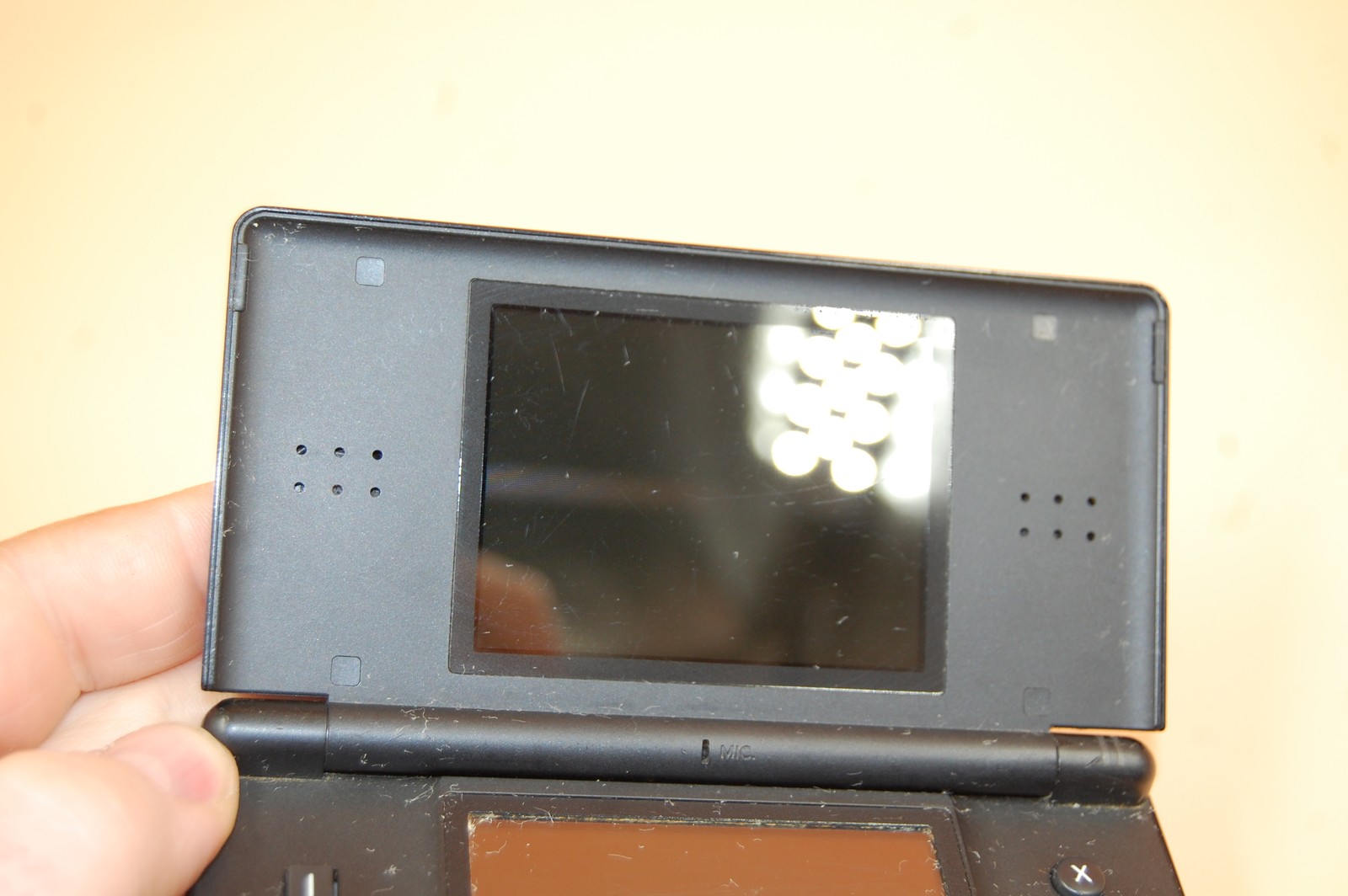 Nintendo DS Lite Black Handheld Console System – As Is, Not Reading Cartridge