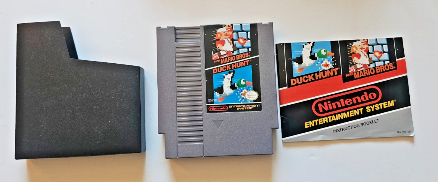 Original 1985 NES Console Bundle (System, Zapper, Super Mario/Duck Hunt) TESTED