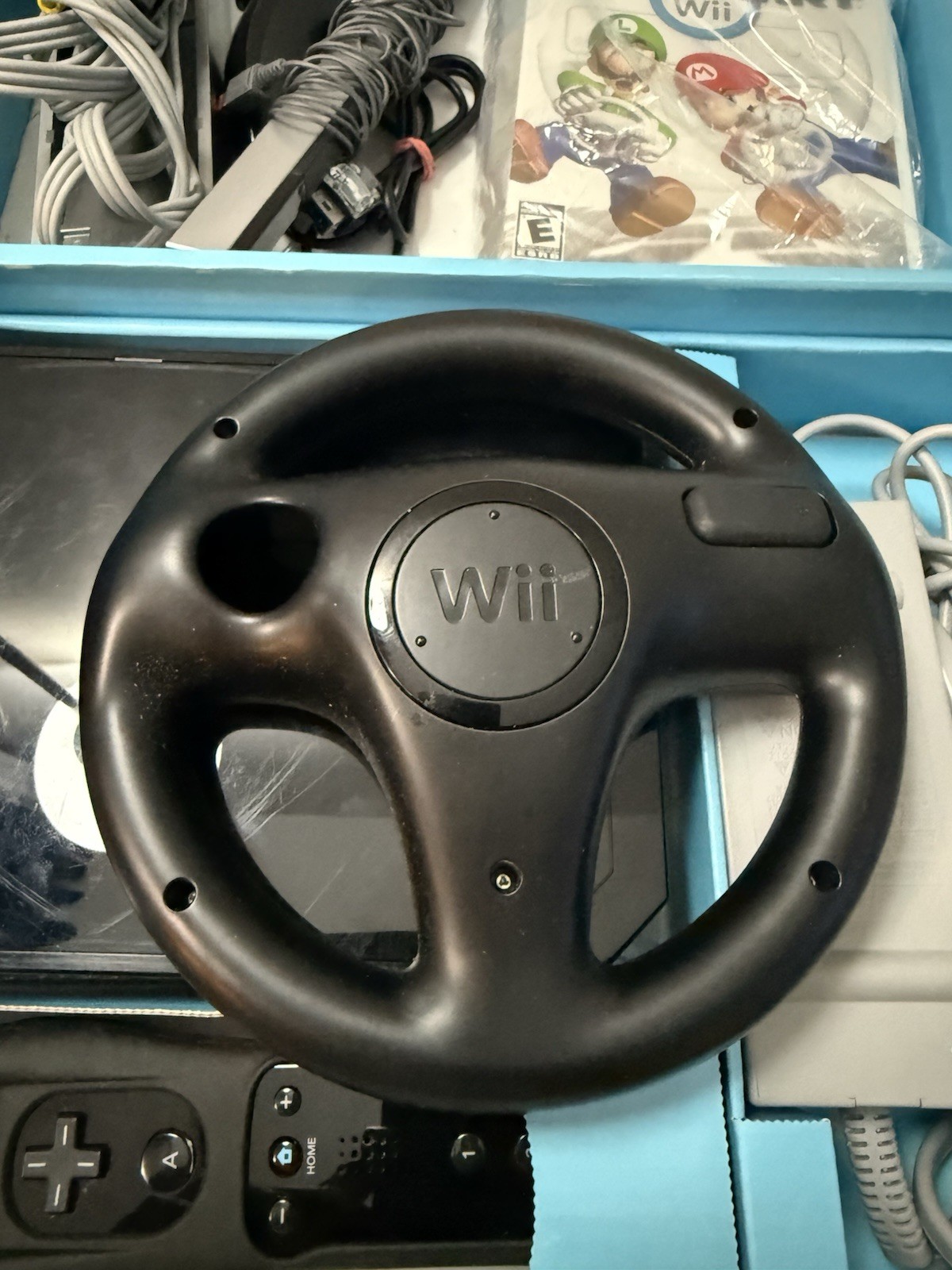 🔥Nintendo Wii Mario Kart Bundle| Tested & Working ! Complete In Box! See Pics🔥