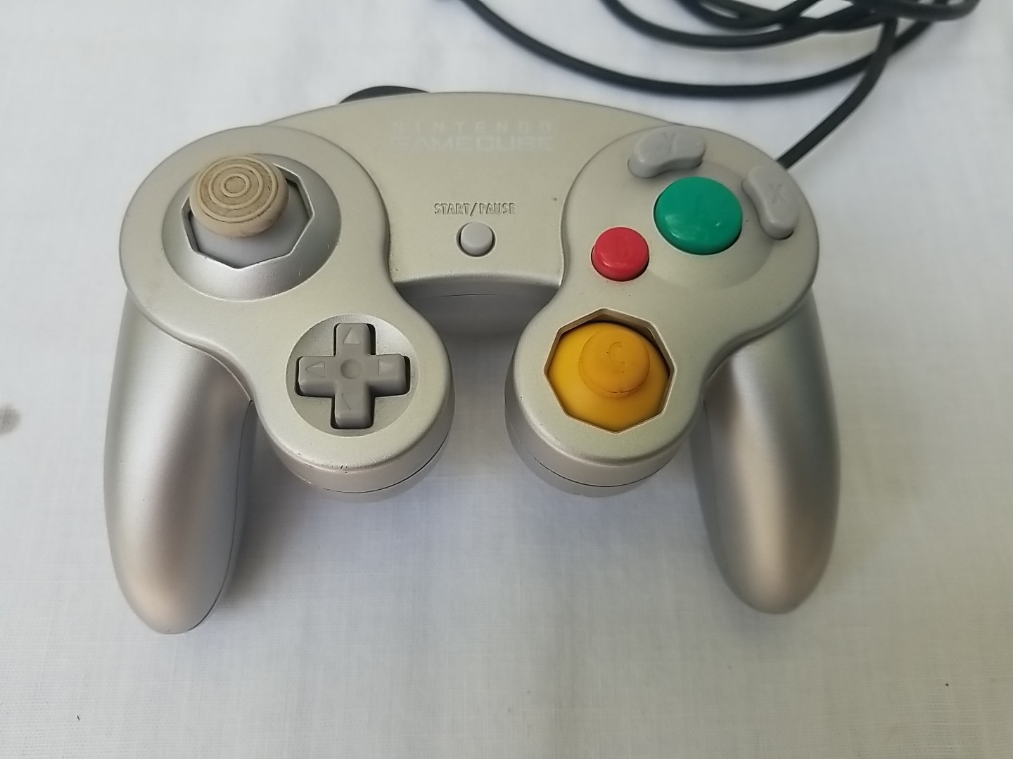 Nintendo Silver Gamecube Console DOL-101 And One Controller DOL-003, UNTESTED