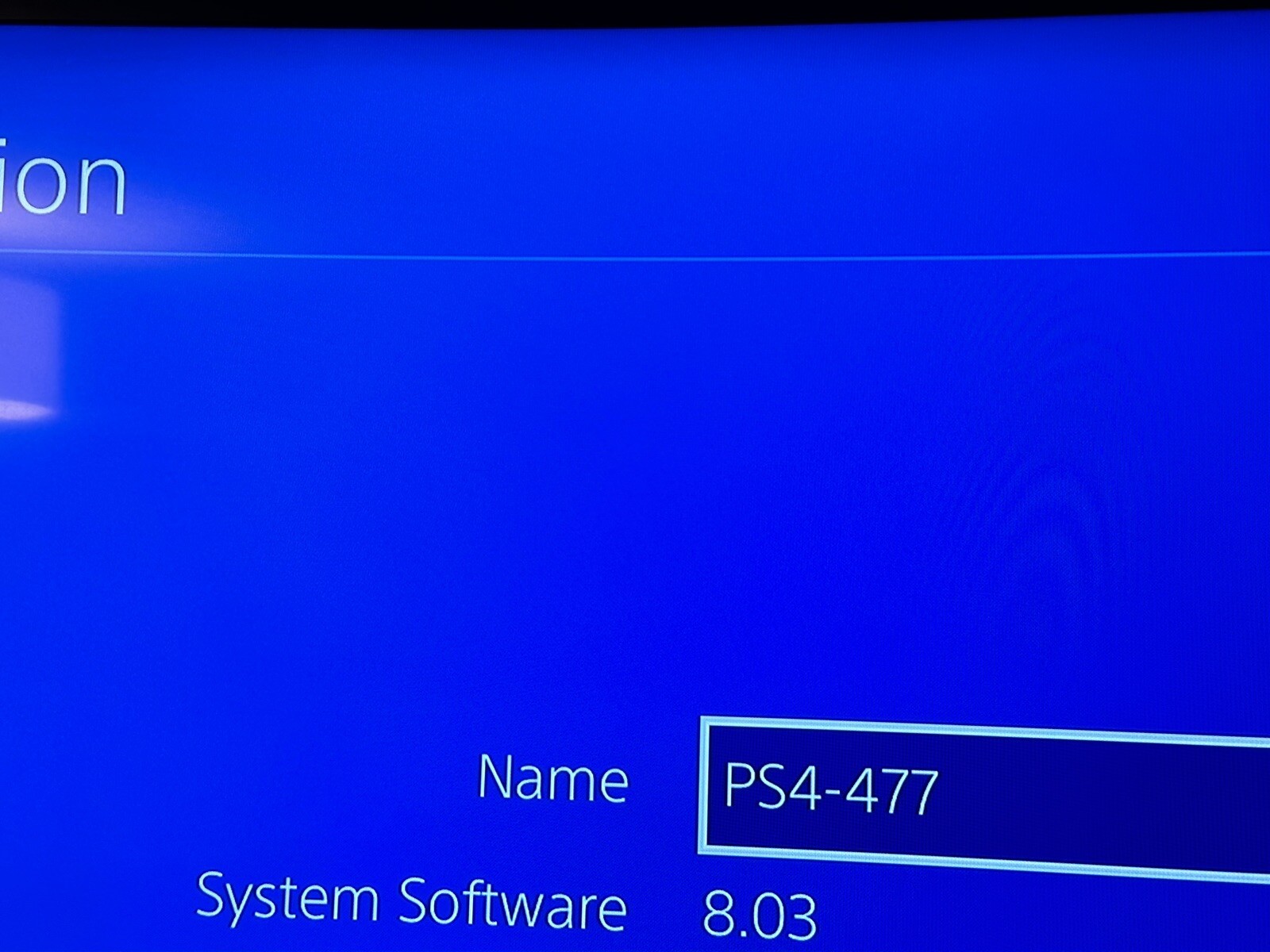 Playstation 4 Pro Console 1TB SSD Low Firmware 8.03 Consol Only No Games. Read.