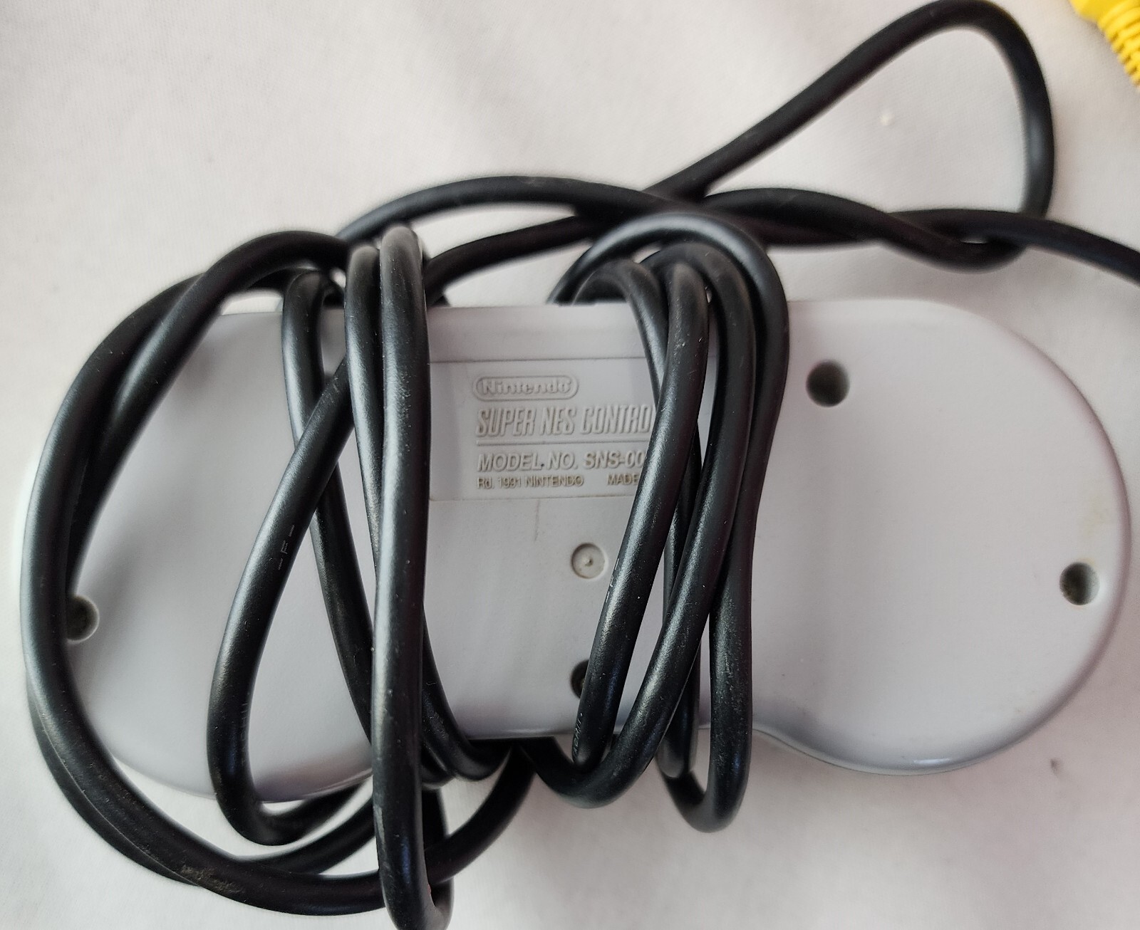 Super Nintendo SNES Console With 1 OEM Controller, Cables, and Game – Tested