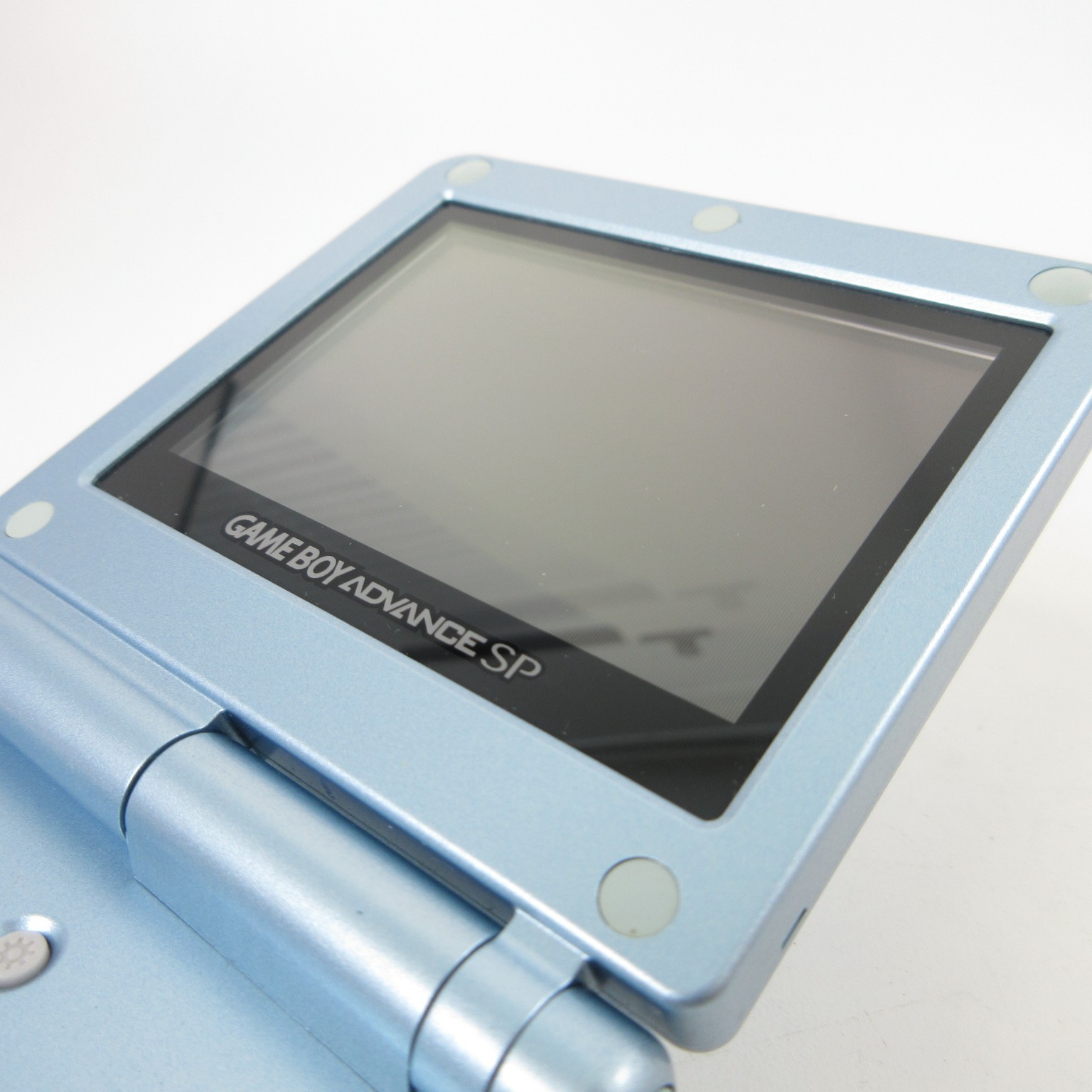 【Excellent】Nintendo GameBoy Advance SP Pearl Blue GBA Console #RET08/0604/02