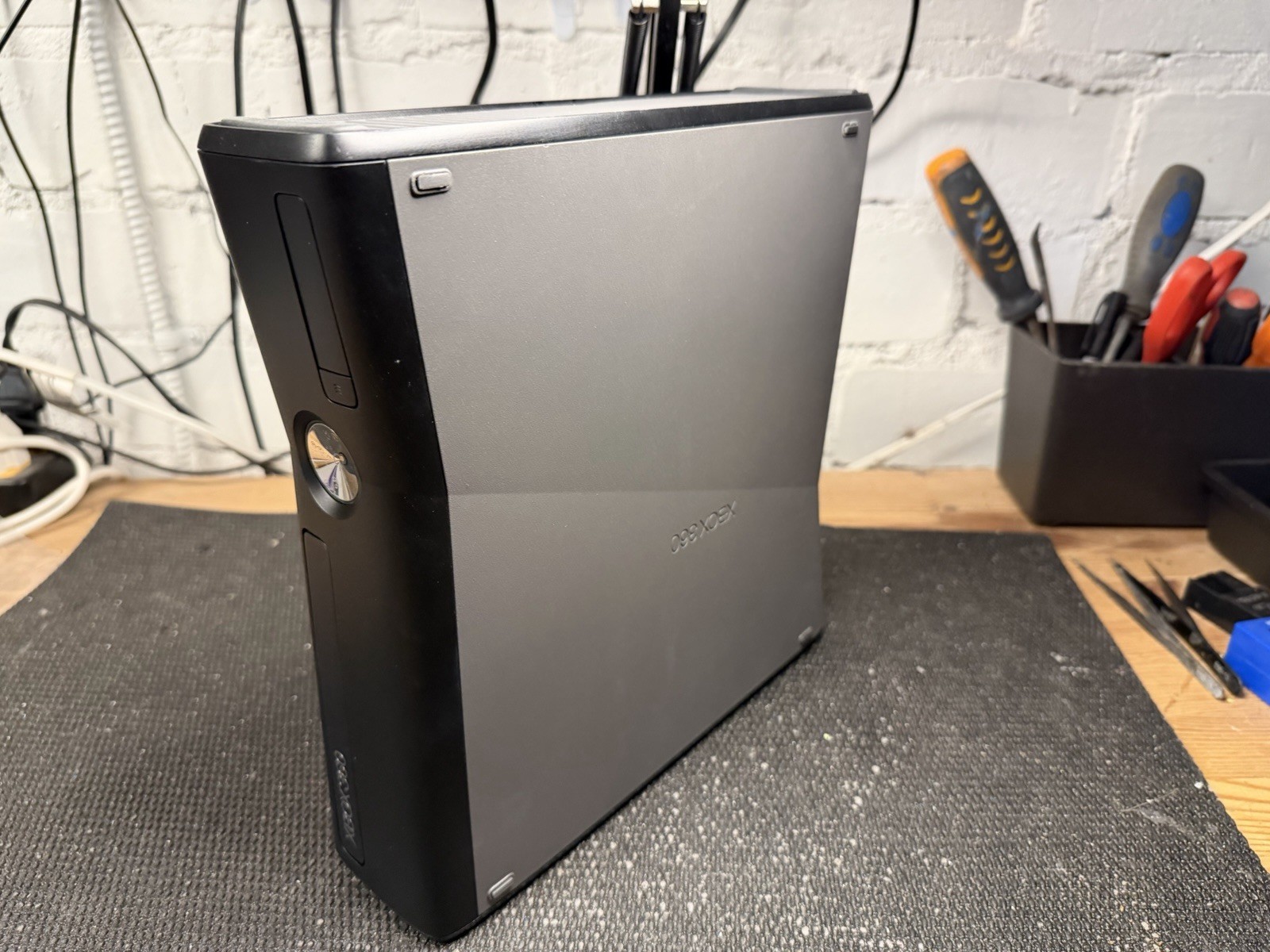 Custom Xbox 360 Slim + Power Supply – Fully Tested w/ Warranty