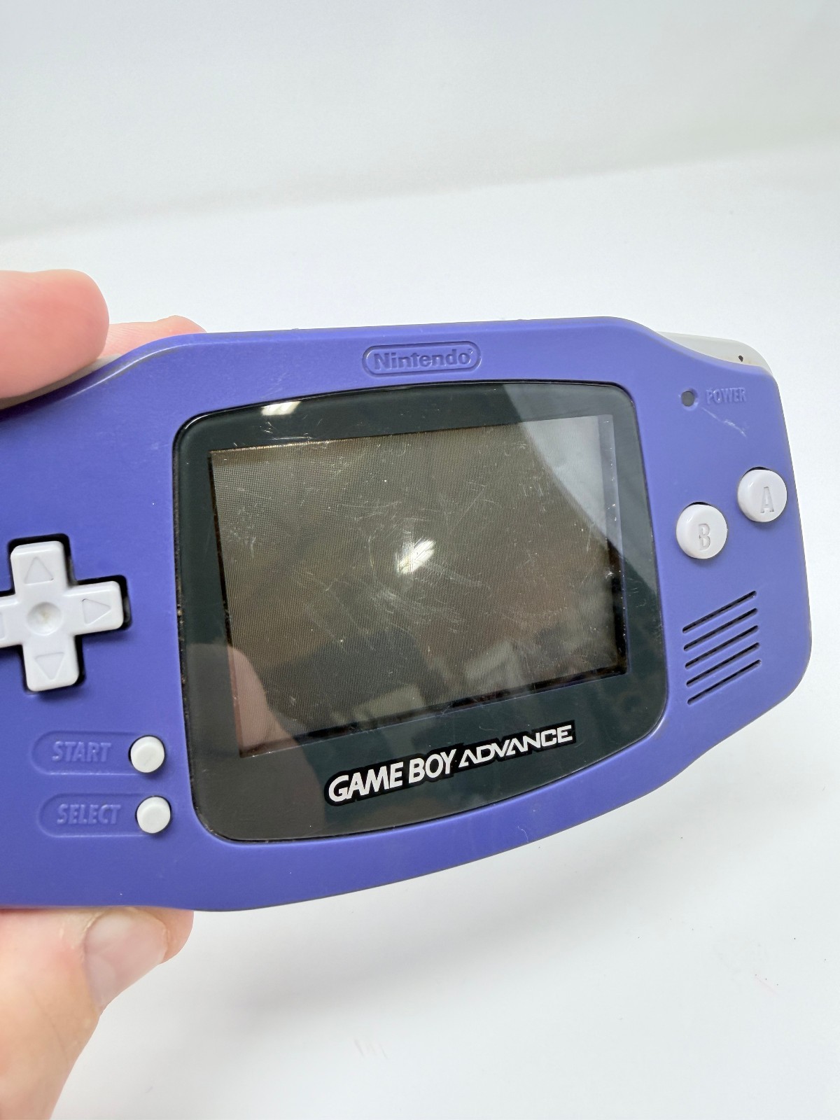 Game Boy Advance Hand Held Console- Indigo Blue Color- AGB-001- TESTED & WORKS